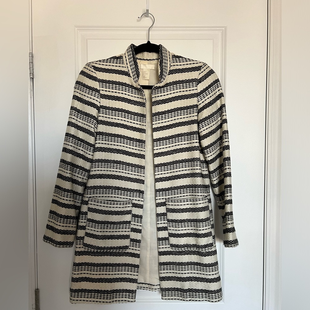 Black and white jacket